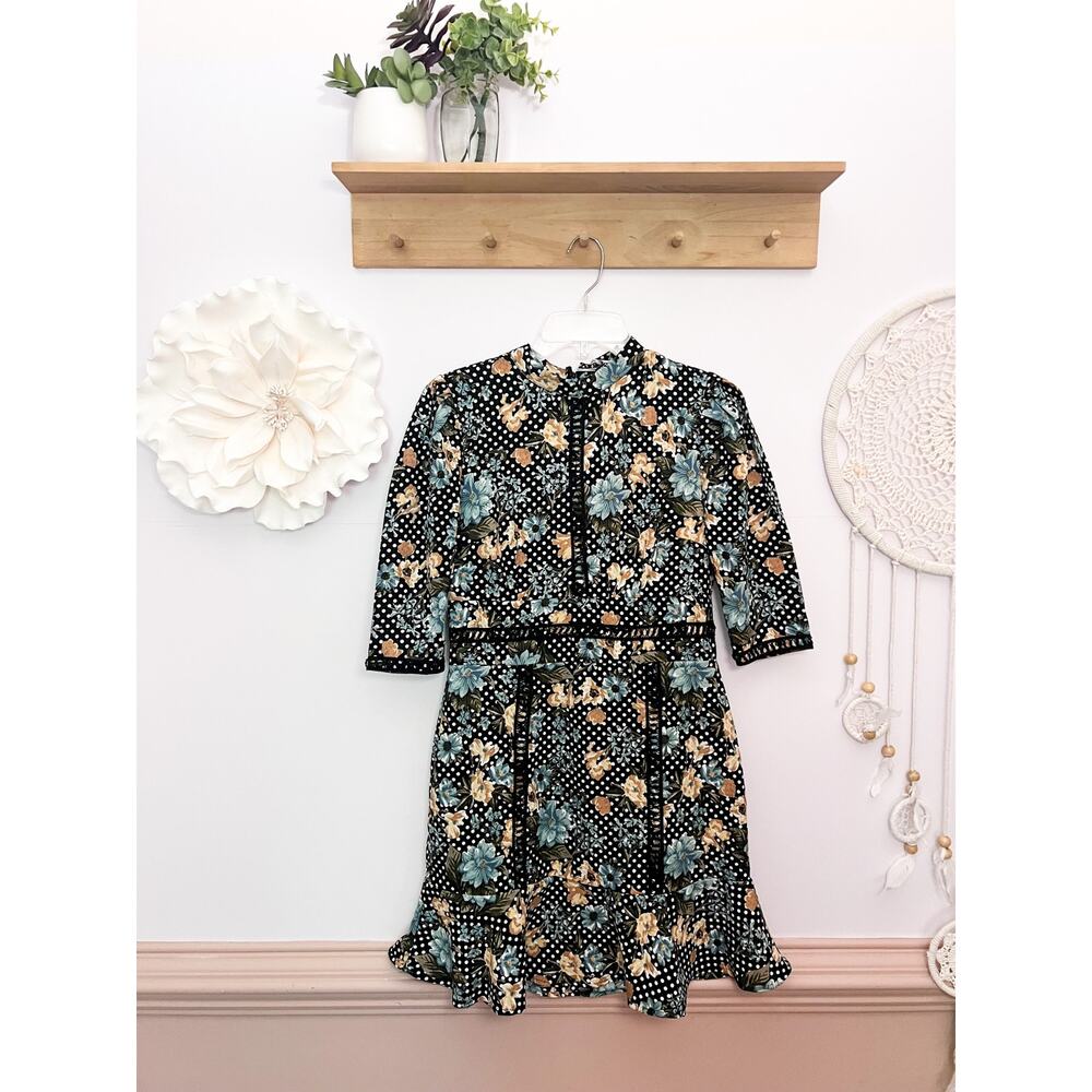 Walter Baker Querida Dress in Floral Dot  Size 4 NWT